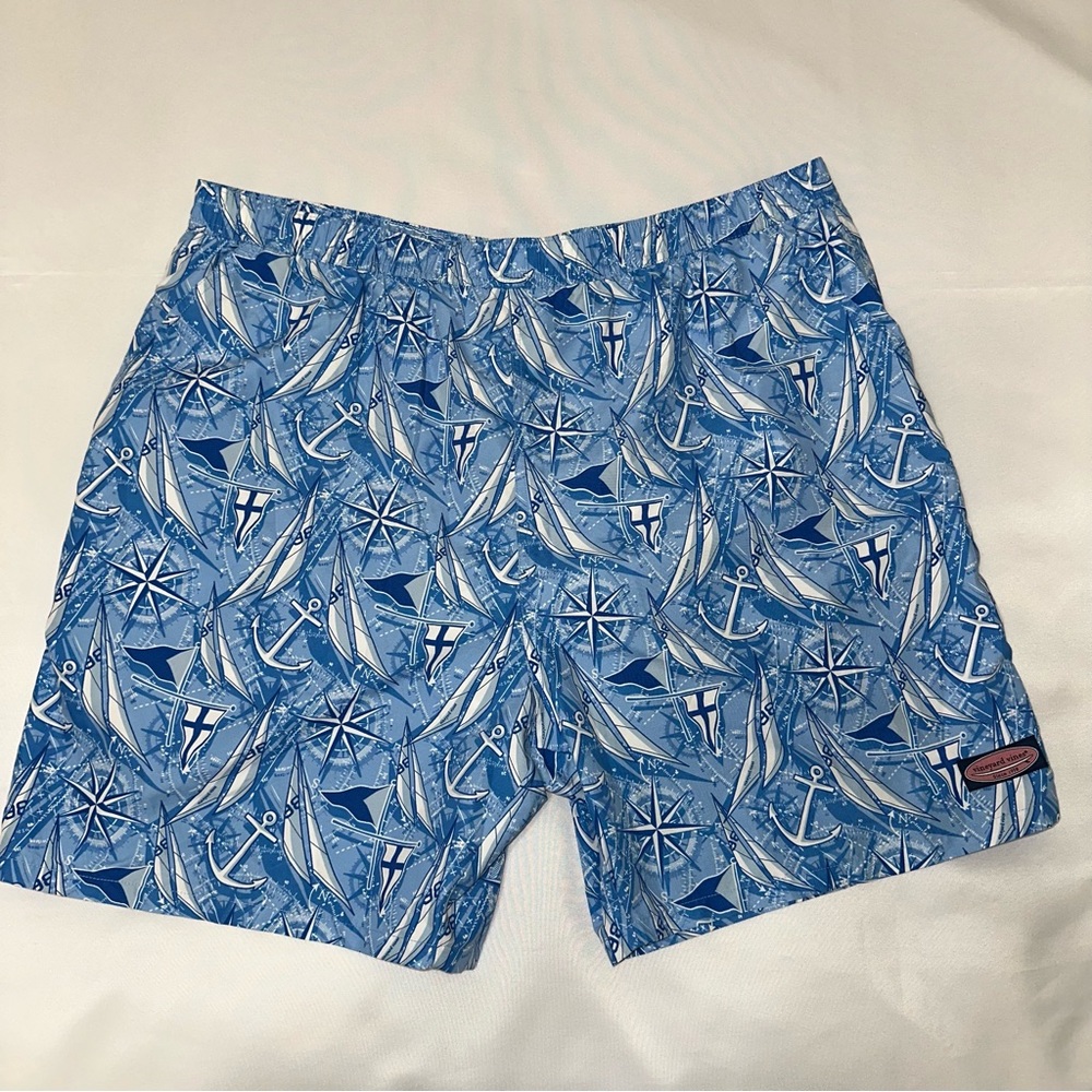 Vineyard‎ Vines Blue Nautical Swim Trunks mens XXL